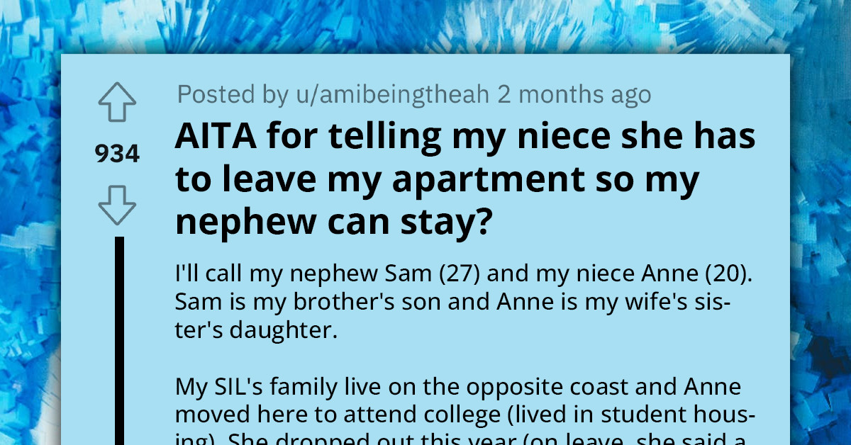 Man In Dilemma - Should He Evict Sick Niece From Wife's Side So His Screwup Nephew Could Move In