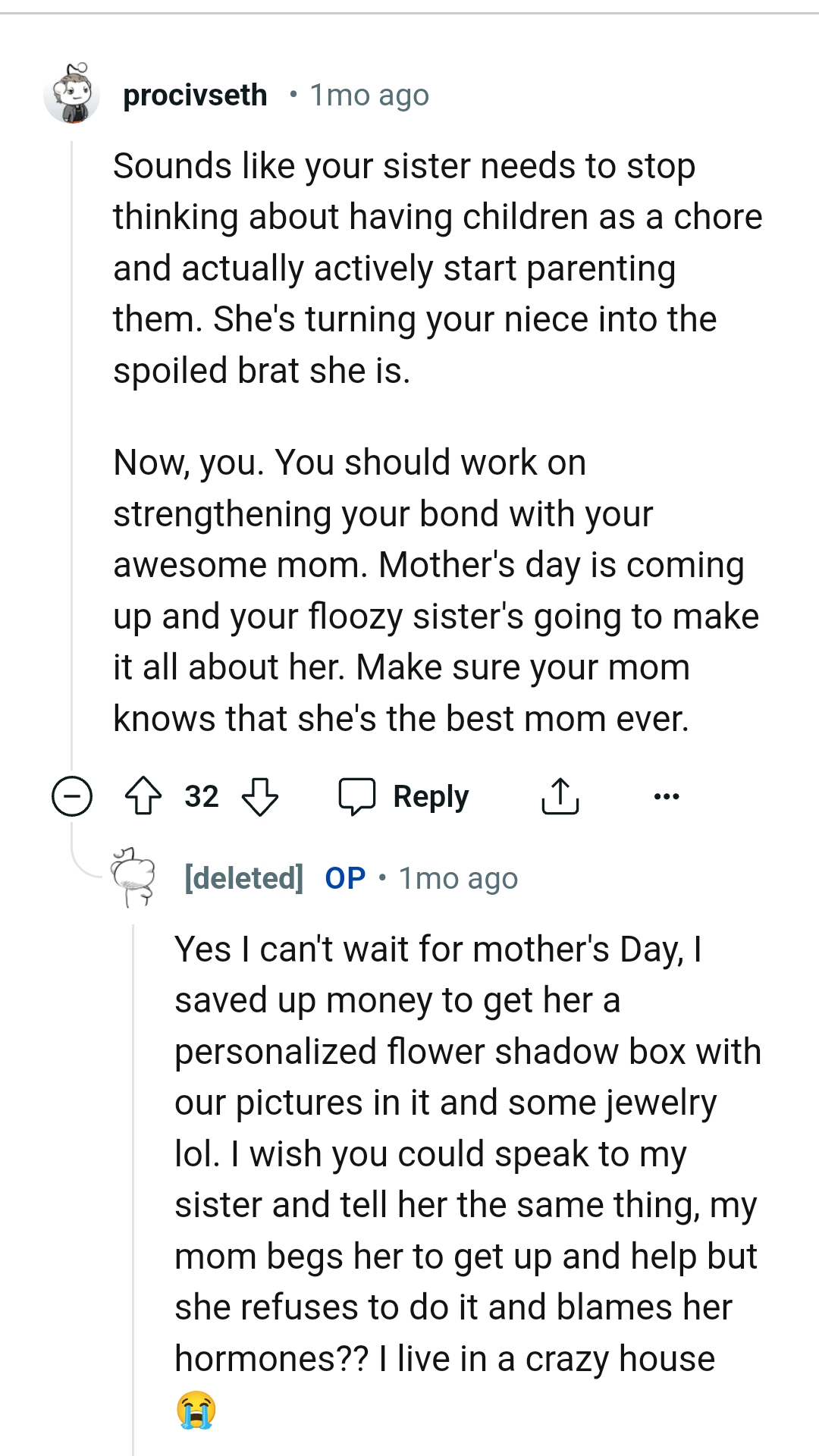 She's turning OP's niece into a spoilt brat