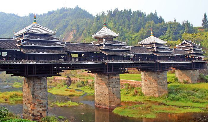 9. Chengyang Yongji Bridge In Liuzhou City, China
