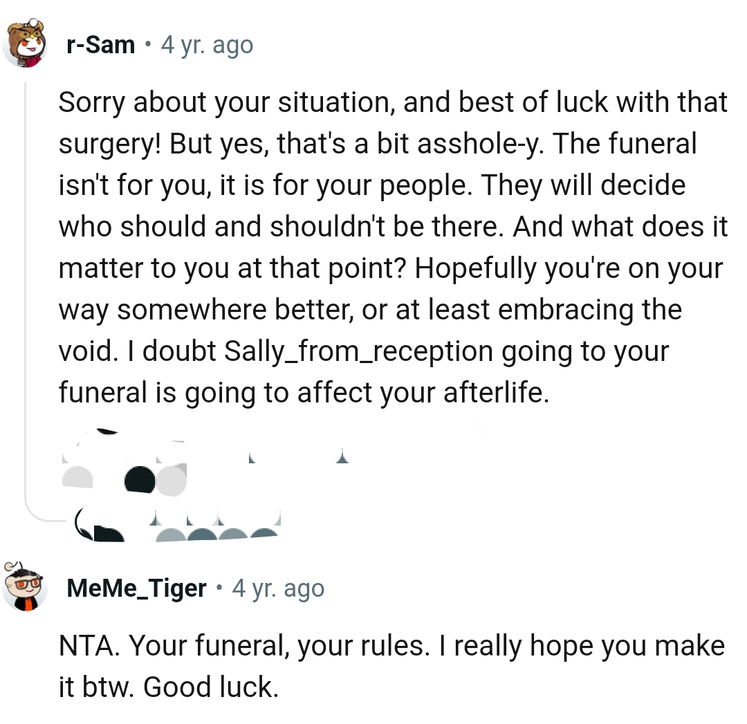 Best of luck with the surgery