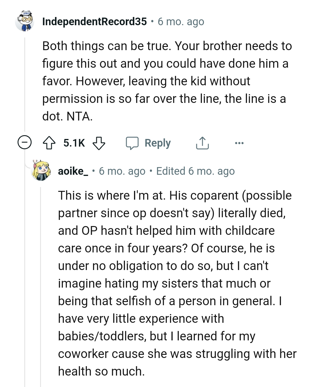 Leaving the kid without permission