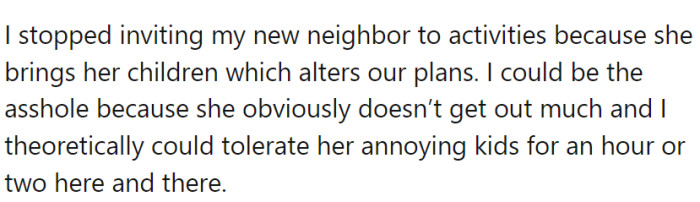 OP has offered the following explanation for why they think they might be the a-hole: