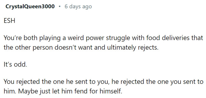 This issue sounds like some kind of strange power struggle