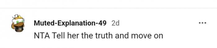 This Redditor had their advice in simple and clear terms.
