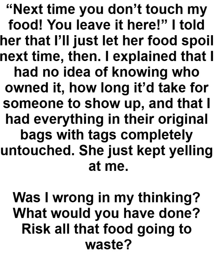 OP tried to explain that they had everything in their original bags with tags completely untouched