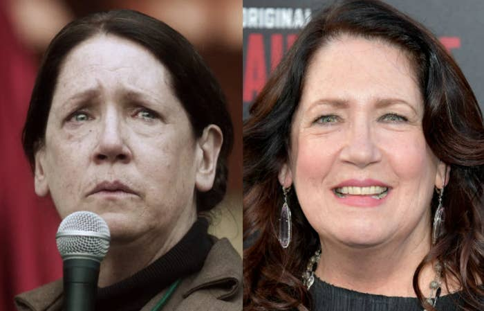 Ann Dowd played the strict and brutal Aunt Lydia in The Handmaid's Tale
