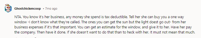 NTA. Seriously, this lady is being very unreasonable. I would honestly just not interact with her and leave the blinds open. If she brings it up again, just tell her it's an unreasonable request.