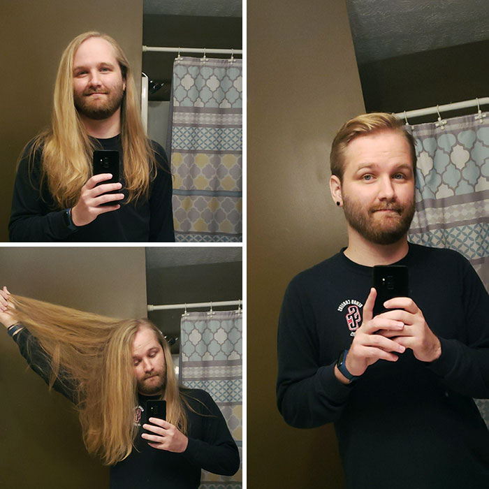 1. After Growing My Hair Out For Nearly 3 Years, I Finally Decided To Cut And Donate It