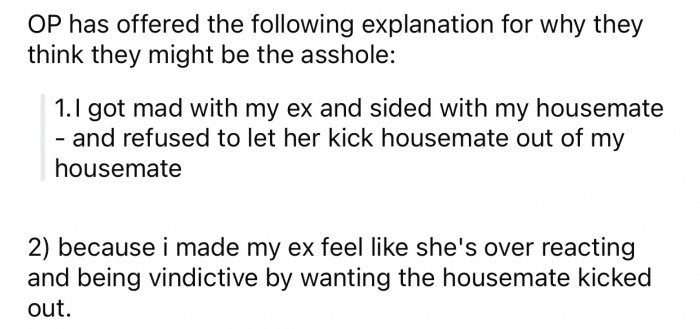 OP thinks he might potentially be the a-hole for the following reason: