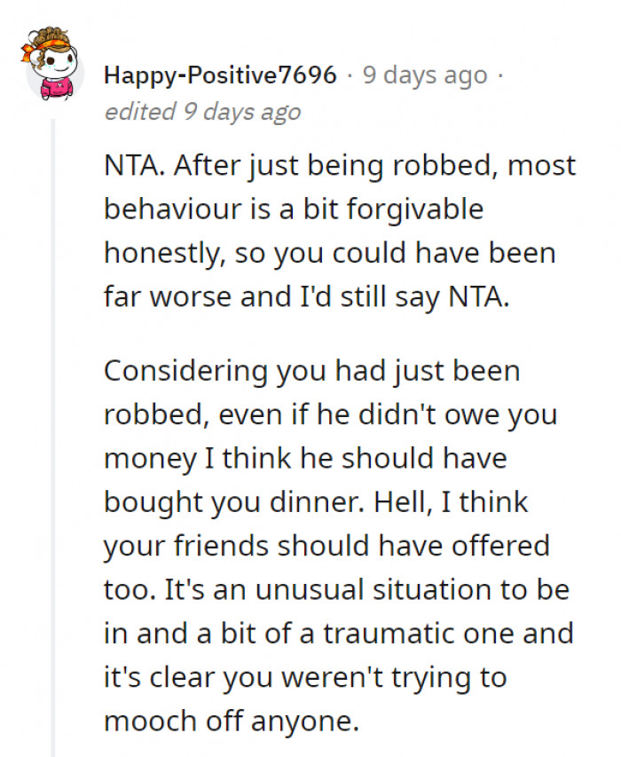 They just didn't have an ounce of empathy.