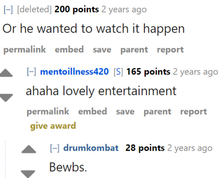 Maybe he did want to watch something entertaining.