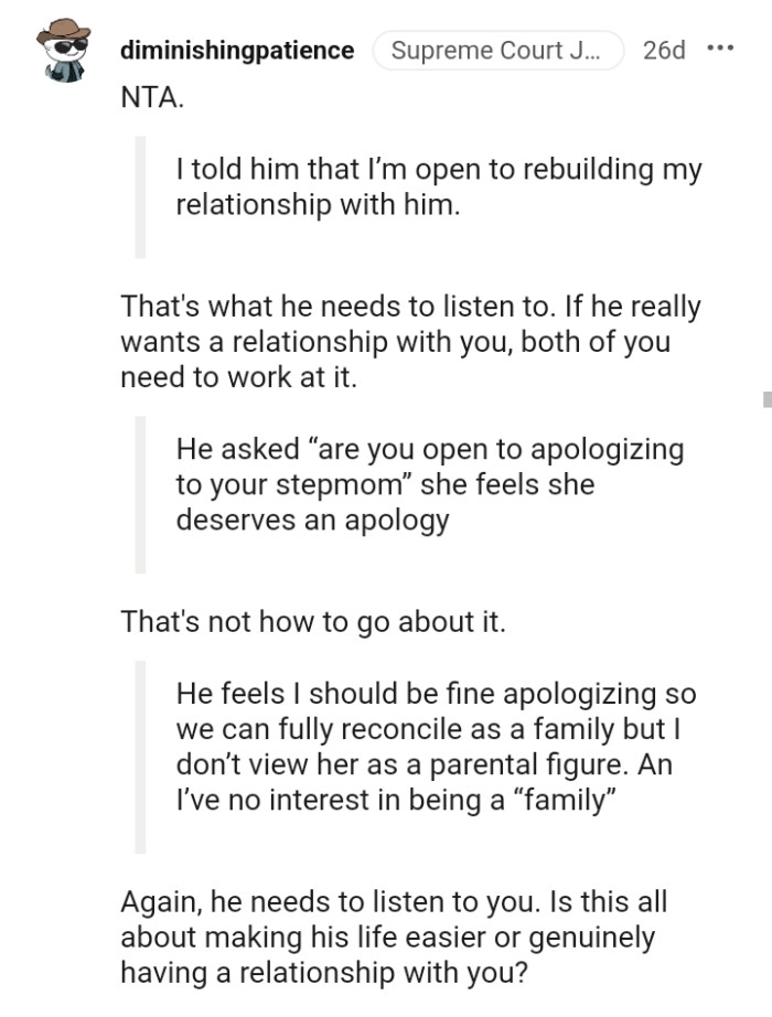 Definitely not how to go about it