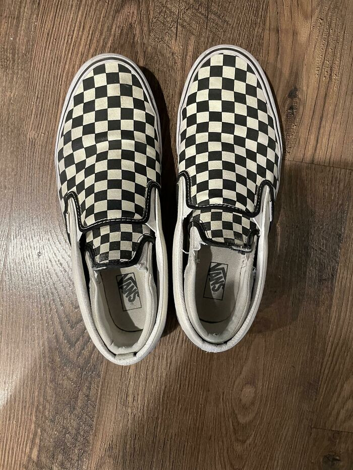 "Couldn’t figure out why I couldn’t put my shoes on. It’s because my 6-year-old pulled a great prank."