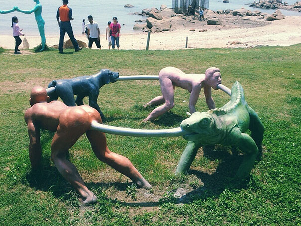 Mildly horrifying playground design
