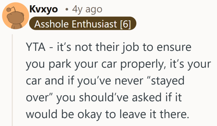 Pain and panic explain the rush, but they don’t erase the fine print that comes with parking.