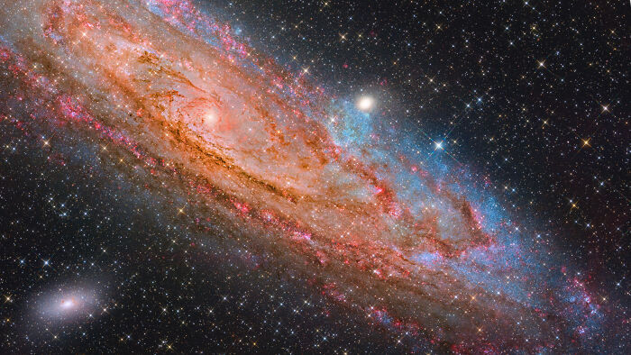 “The Crimson Vortex And Sapphire Blossoms Of Andromeda” By Chuhong Yu And Zuoming Wang