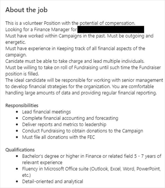 24. ‘A potential of compensation.’ That’s certainly enticing