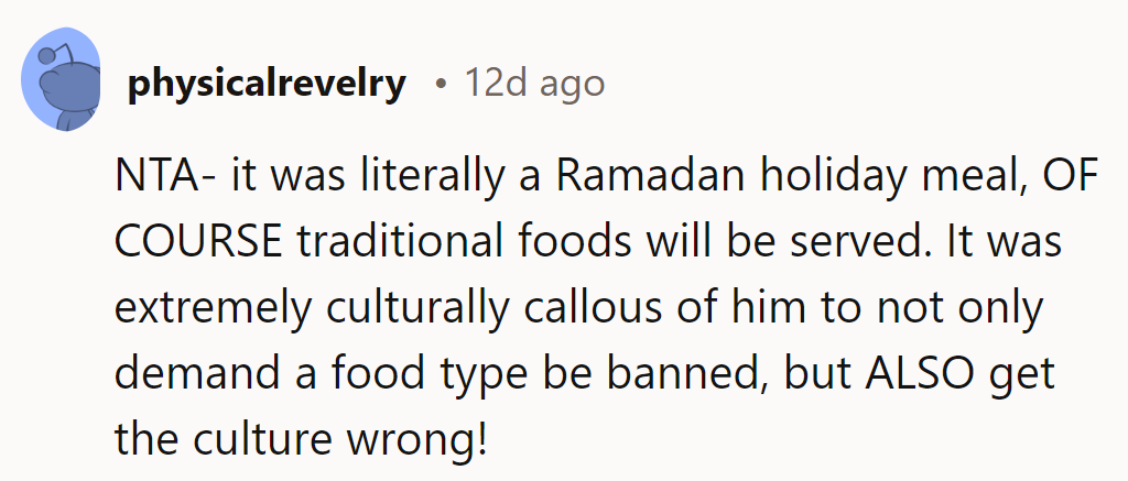 Next time, a side of cultural sensitivity might help.