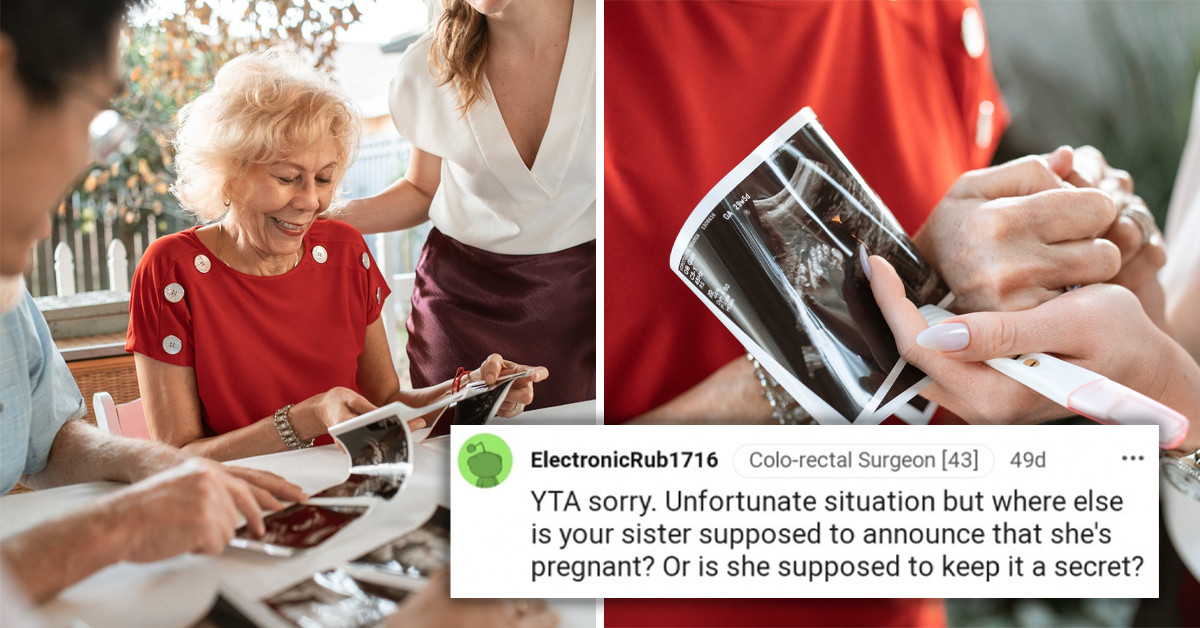 Redditor Bashes Sister For Announcing Pregnancy At Family Dinner, Fully Aware Of Redditor's Infertility Issues