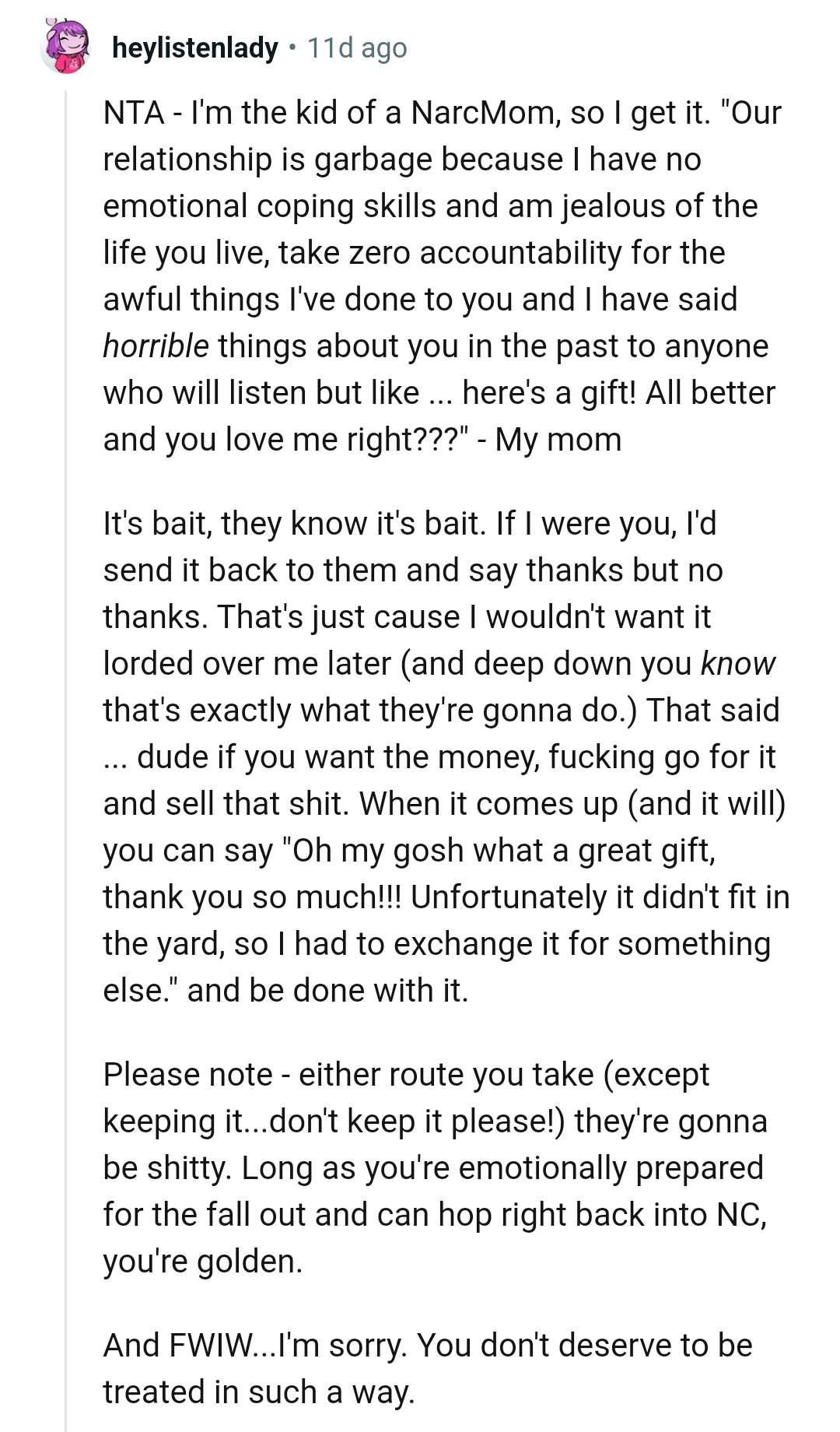 Their relationship is garbage