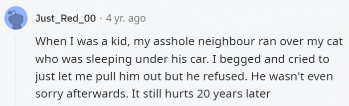 4. We hope that ass always slams his toe on the table leg and gets pooped on by every bird he passes