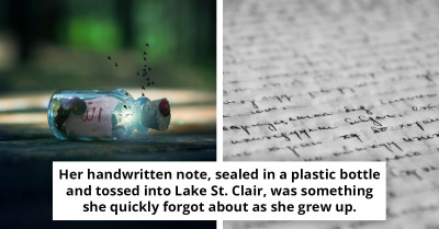 Mom’s 26-Year-Old Message In A Bottle Reaches Her Daughter In A Heartwarming Twist Of Fate