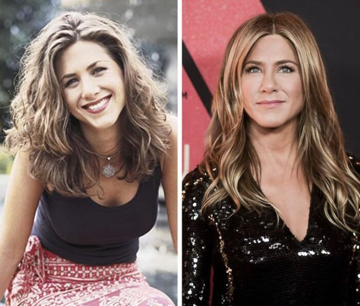 21. Jennifer Aniston acted as Rachel Green from Friends in the year 1994 to 2004