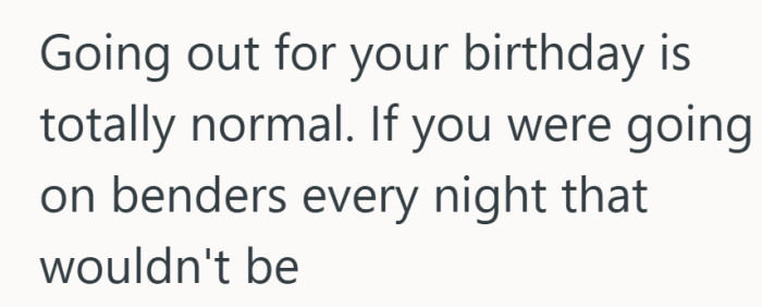 One night feels reasonable when it’s not a regular pattern.