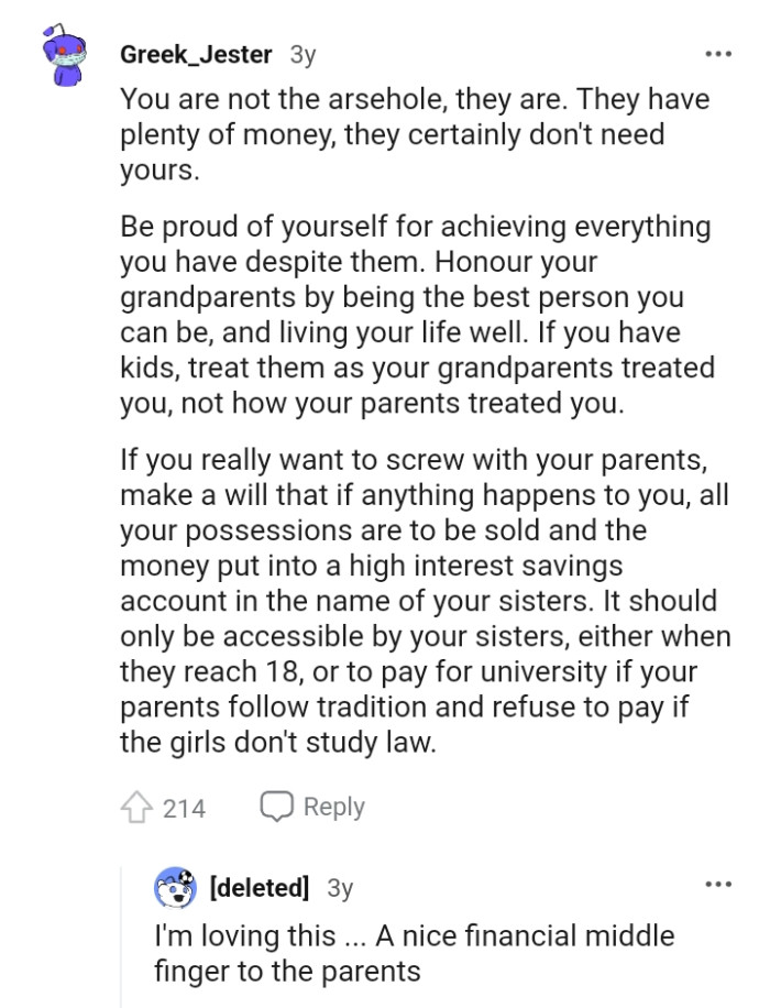 And the comments roll in...