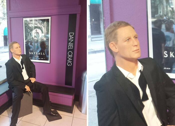 "This Wax Sculpture Of Daniel Craig Looks Absolutely Nothing Like Daniel Craig"