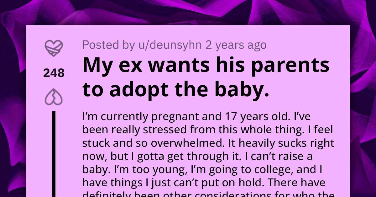 Pregnant Teen Asks Reddit If She Should Let Her Ex's Parents Adopt Their Baby