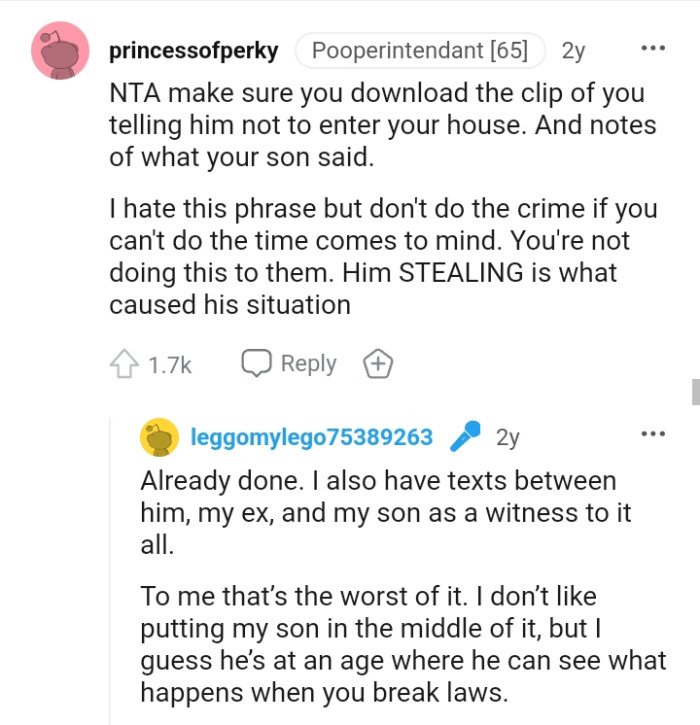 Don't do the crime if you can't do the time