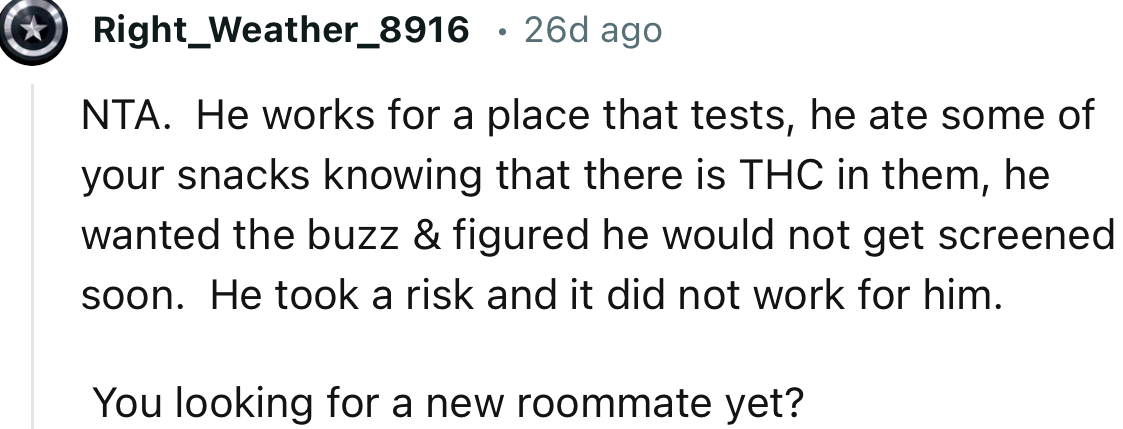 “NTA. He took a risk and it did not work for him.”