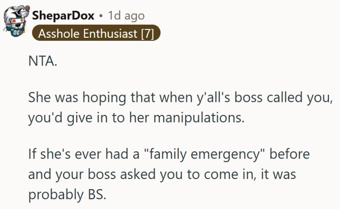 Some people count on others to cover their lies, assuming guilt will do the heavy lifting.
