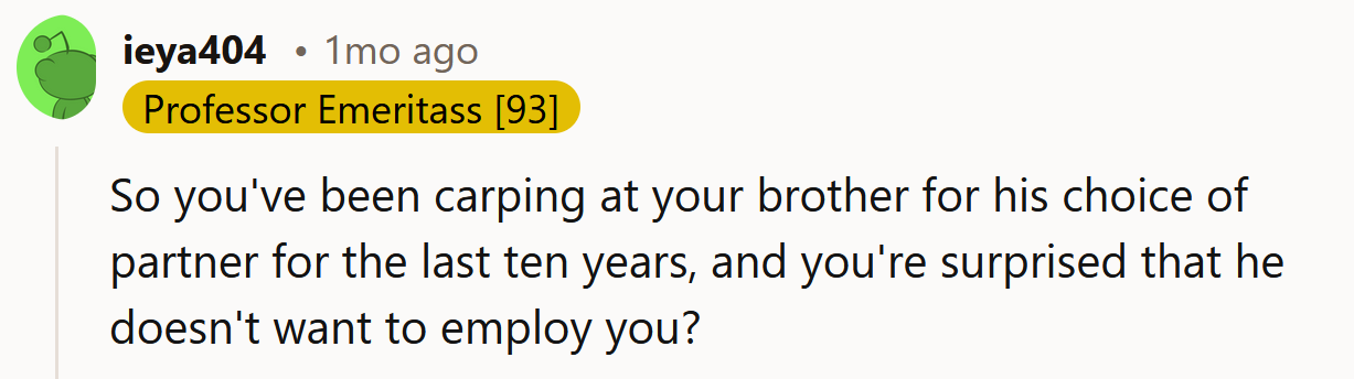 Are you really surprised?