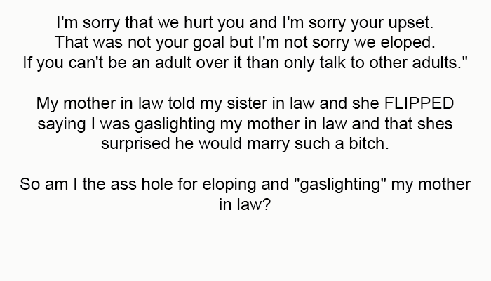My Mother-in-Law Told My Sister-in-Law, and She FLIPPED, Saying I Was Gaslighting My Mother-in-Law
