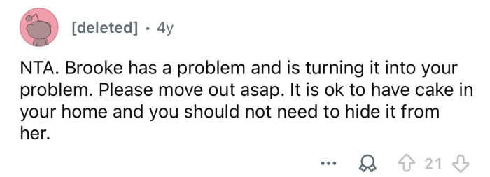 “Please move out ASAP.”