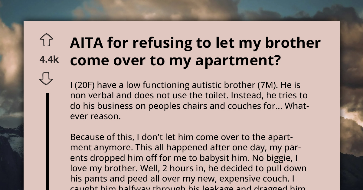 Young Woman Sets Boundaries Over Brother’s Destructive Behavior