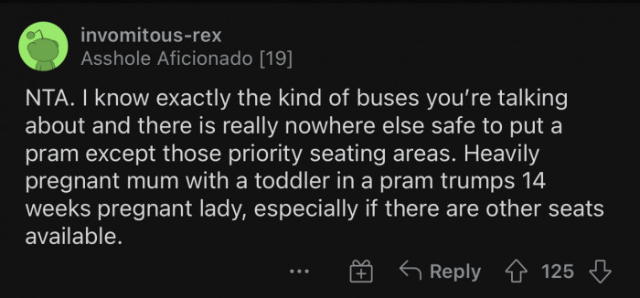 There are no better alternatives for women in the late stages of pregnancy.