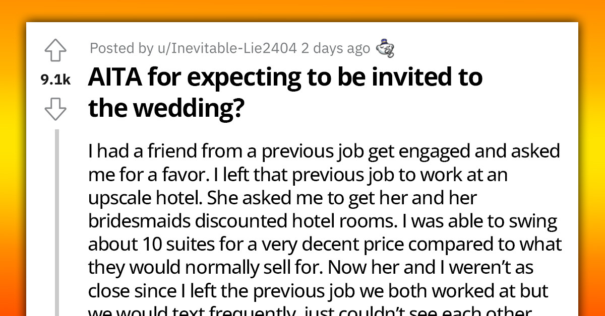Lady Gives Huge Room Discount To Friend That's Getting Married Only To Discover She Wasn't Invited To The Wedding, Cancels The Whole Gesture