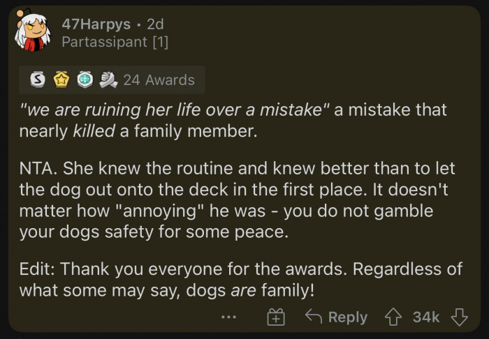 Here's how the Reddit community reacted to u/aitavetcost's post: