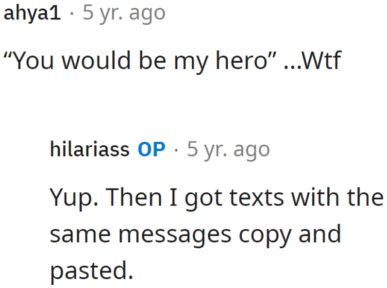 This line has been overused.