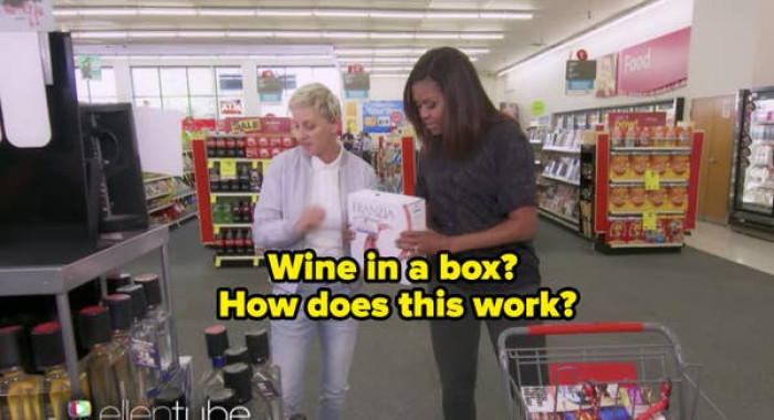 8. Boxed wine is definitely something that we normal people love.