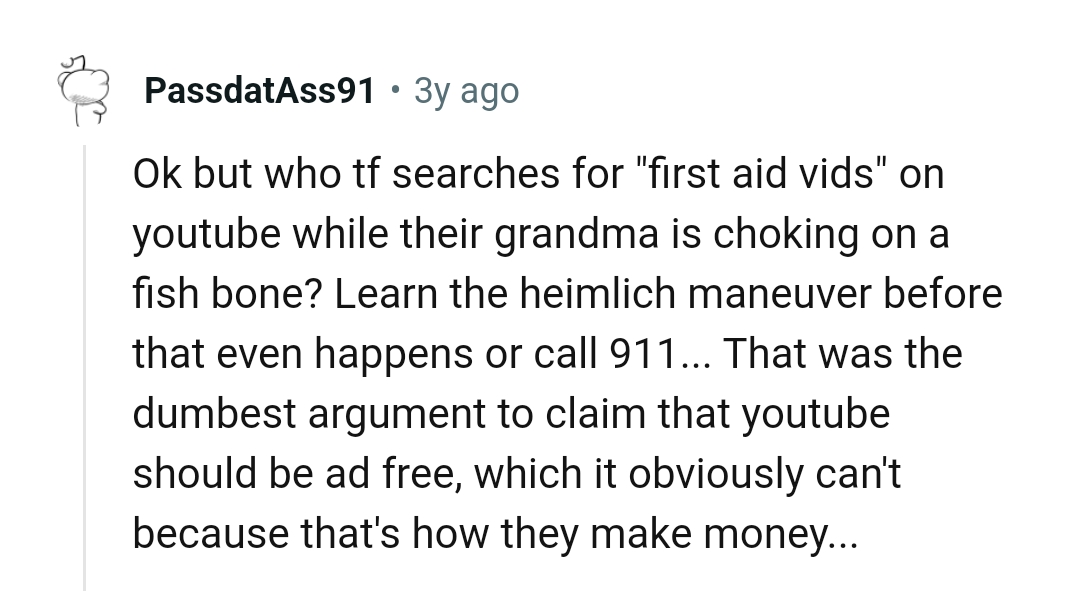 That was the dumbest argument