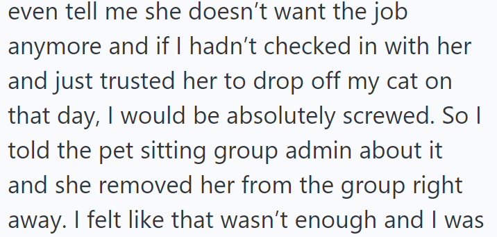 The OP Informed the Group Admin About the Girl's Demeanor, and the Admin Removed the Girl from the Group: