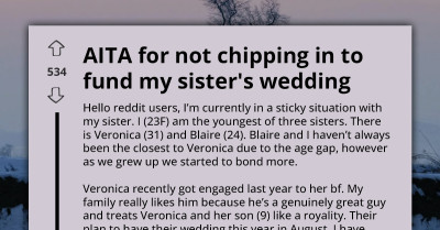 Family Demands 23-Year-Old College Student Sacrifice Her Savings To Fund Older Sister's Wedding