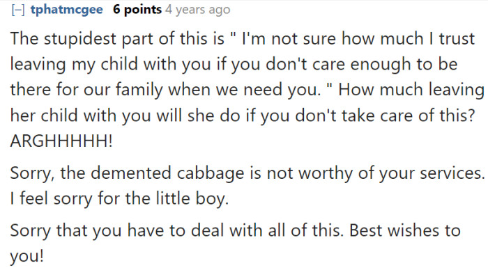 This really doesn't make sense, and we think that these parents are just entitled.