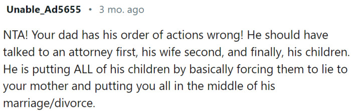 This Redditor disagrees: