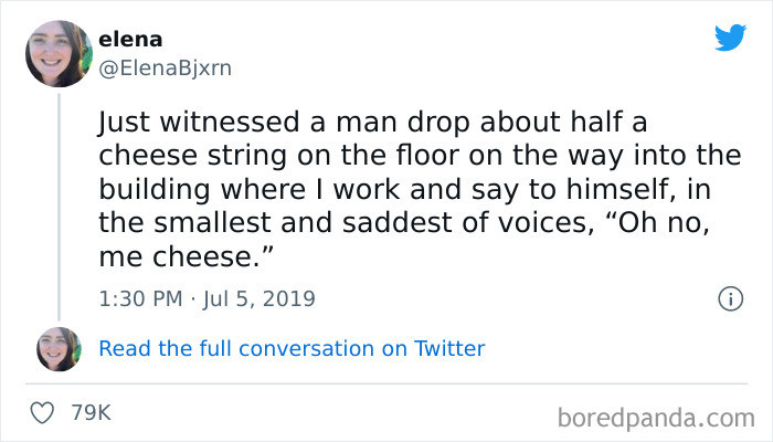 12. Oh no, me cheese