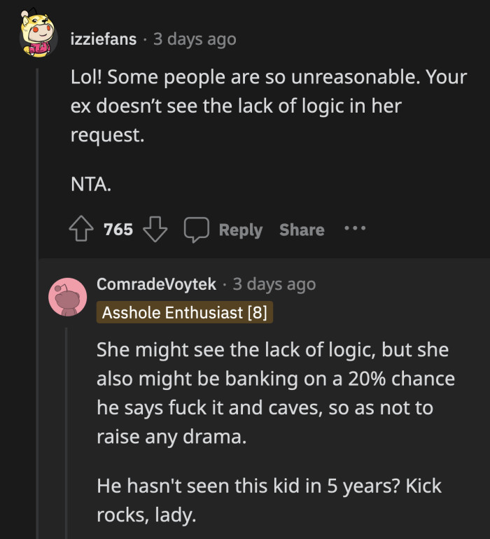 Maybe she thought there was no harm in trying. If OP says yes, that's a lot of money for her daughter's future.